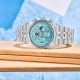 Чоловічий годинник Benyar BY-5225 Silver-Blue зі сріблястим браслетом та бірюзовим циферблатом