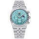 Чоловічий годинник Benyar BY-5225 Silver-Blue зі сріблястим браслетом та бірюзовим циферблатом