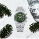 Чоловічий годинник Benyar BY-5225 Silver-Green зі сріблястим браслетом та зеленим циферблатом