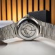 Чоловічий механічний годинник Benyar BY-5219 Silver-Black з автопідзаводом та сталевим браслетом