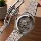 Мужские механические часы Benyar BY-5219 Silver-Green с автоподзаводом и зеленым циферблатом