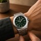 Мужские механические часы Benyar BY-5219 Silver-Green с автоподзаводом и зеленым циферблатом