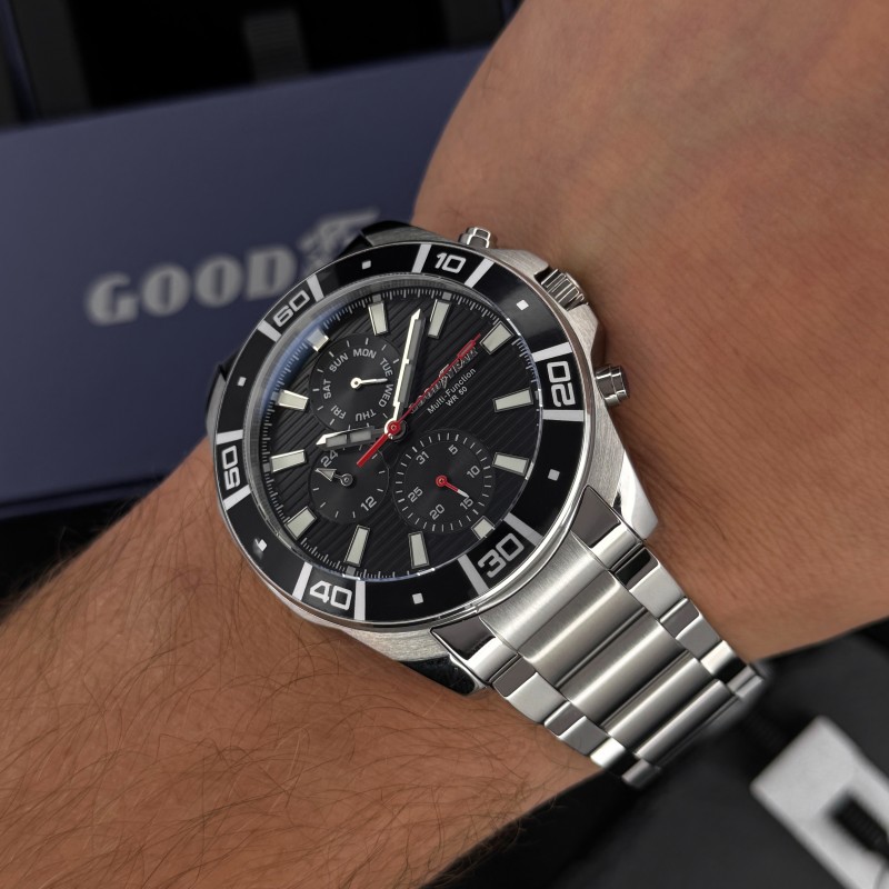 Чоловічий годинник GOODYEAR G.S01262,01,02 — класична модель з нержавіючої сталі та мінеральним склом