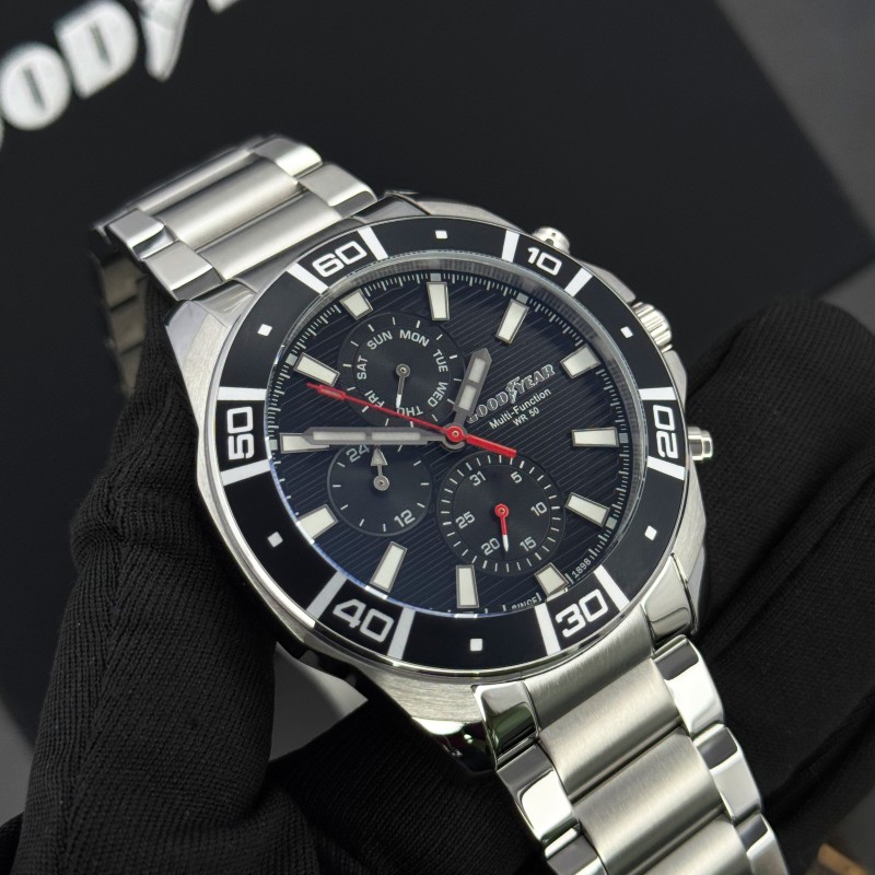 Чоловічий годинник GOODYEAR G.S01262,01,02 — класична модель з нержавіючої сталі та мінеральним склом