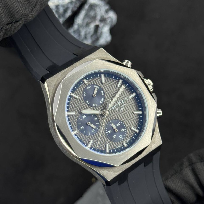 Мужские наручные часы GOODYEAR G.S01249.02.03 в классическом стиле, стальной корпус