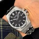 Чоловічий наручний годинник Guardo S03009-1 Silver-Black — класична модель з нержавіючої сталі