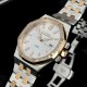 Мужские наручные часы Guardo S03009-6 Classic — стальной браслет, белый циферблат