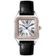 Жіночий годинник Guardo 012832-6 Silver-Rose Gold у класичному стилі з прямокутним корпусом