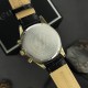 Мужские наручные часы Guardo 012837-6 Gold/Black с календарем и кожаным ремешком