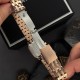 Женские наручные часы Guardo 012827-4 в цвете розовое золото с прямоугольным корпусом