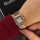 Женские наручные часы Guardo 012827-4 в цвете розовое золото с прямоугольным корпусом