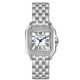 Жіночий годинник Guardo 012830-1 Silver — класична модель у прямокутному корпусі з нержавіючої сталі