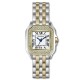 Жіночий годинник Guardo 012830-3 Silver-Gold з кварцовим механізмом та прямокутним корпусом