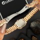 Жіночий годинник Guardo 012830-4 у кольорі Рожеве золото з прямокутним корпусом