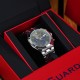 Чоловічий наручний годинник Guardo 012781-5 Silver-Grey з календарем та металевим браслетом