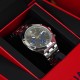 Чоловічий наручний годинник Guardo 012781-5 Silver-Grey з календарем та металевим браслетом