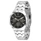 Мужские часы Guardo 012781-6 Silver-Black из нержавеющей стали с минеральным стеклом