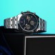 Чоловічий наручний годинник Guardo 012781-7 Silver-Black з нержавіючої сталі
