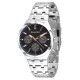 Чоловічий наручний годинник Guardo 012781-7 Silver-Black з нержавіючої сталі
