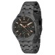 Мужские наручные часы Guardo 012781-8 Black с металлическим браслетом и функцией даты