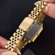 Жіночий годинник Guardo 012803-1 Gold-Silver — класична модель з прямокутним корпусом та золотистим браслетом
