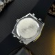 Чоловічий наручний годинник Guardo 012752-1 Silver-Black на каучуковому ремінці