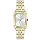 Женские часы Guardo 012800-1 Gold-Silver — классические кварцевые часы в прямоугольном корпусе
