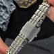 Женские часы Guardo 012800-3 с зеленым циферблатом и комбинированным браслетом