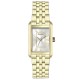 Женские часы Guardo 012796-1 Gold-Silver с прямоугольным корпусом и металлическим браслетом