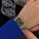 Женские часы Guardo 012796-3 в прямоугольном корпусе с зеленым циферблатом и браслетом