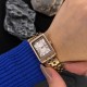 Жіночий наручний годинник Guardo 012796-5 у прямокутному корпусі кольору рожеве золото