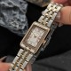 Женские часы Guardo 012796-6 в цвете розовое золото с прямоугольным корпусом и металлическим браслетом