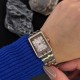 Женские часы Guardo 012796-6 в цвете розовое золото с прямоугольным корпусом и металлическим браслетом