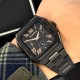 Чоловічий наручний годинник Guardo 012726-4 M Black у квадратному корпусі з браслетом