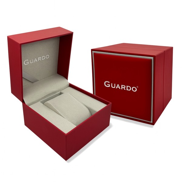 Подарочная коробка для часов Guardo 1160-0117 Красная — фирменный футляр для хранения
