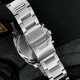 Чоловічий годинник Guardo 012782-7 Silver-Black — класичний сталевий браслет з функцією дати та дня тижня