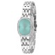 Женские наручные часы Guardo 012788-7 Silver-Turquoise с минеральным стеклом и браслетом