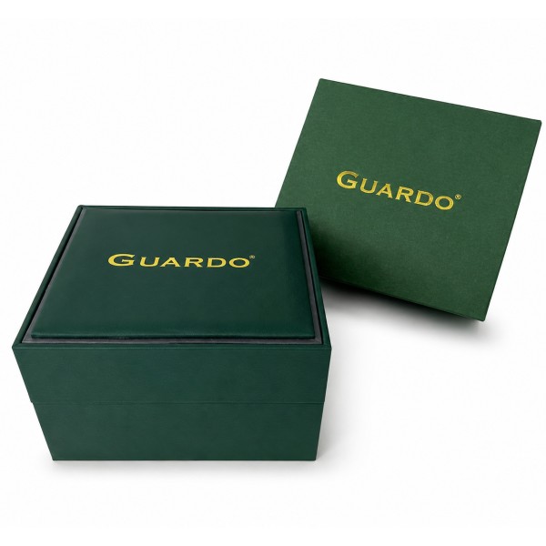 Фирменная коробка для часов Guardo Зеленая (SKU: 1160-0167) — аксессуар для хранения