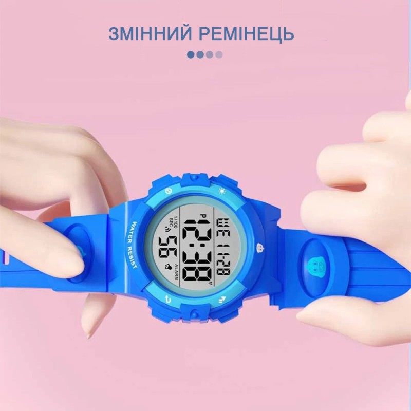 Детские часы набор Better DIY Boys 1184-0001 Синий, Электронные с водозащитой 50 м