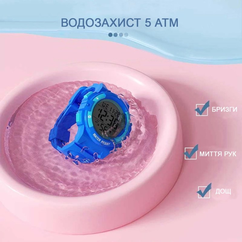 Детские часы набор Better DIY Boys 1184-0001 Синий, Электронные с водозащитой 50 м