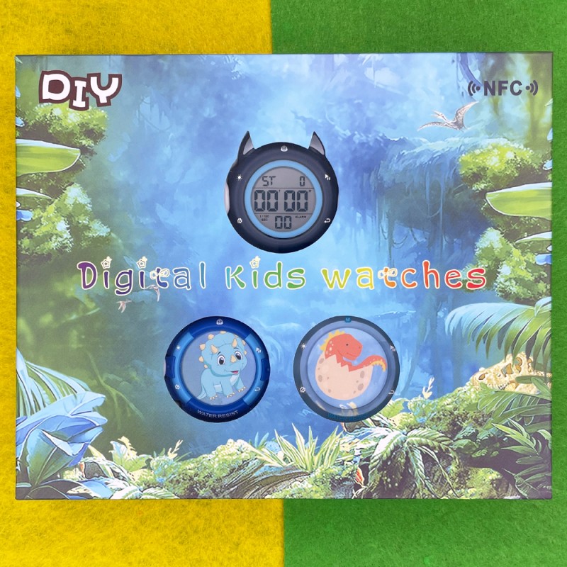 Детские часы набор Better DIY Boys 1184-0001 Синий, Электронные с водозащитой 50 м