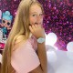 Детские часы Better 001 Magic Blue-White кварцевые с белым силиконовым ремешком
