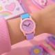 Детские часы Better 002 Candy Pink-Pink с кварцевым механизмом и силиконовым ремешком