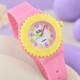 Детские часы Better 004 Pink-Yellow-White для девочек, кварцевые со стрелочным циферблатом