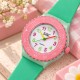 Дитячий годинник Better 004 Green-Pink-White кварцовий зі стрілочним циферблатом та силіконовим ремінцем