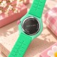 Дитячий годинник Better 004 Green-Pink-White кварцовий зі стрілочним циферблатом та силіконовим ремінцем