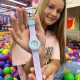 Детские часы Better 004 Purple-Blue-White с кварцевым механизмом и силиконовым ремешком