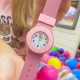 Детские часы Better 004 Pink-White с розовым силиконовым ремешком и кварцевым механизмом