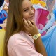 Детские часы Better 005 Pineapple Yellow-White кварцевые с желтым силиконовым ремешком