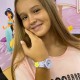 Детские часы Better 005 Flowers Purple-White с фиолетовым силиконовым ремешком и кварцевым механизмом